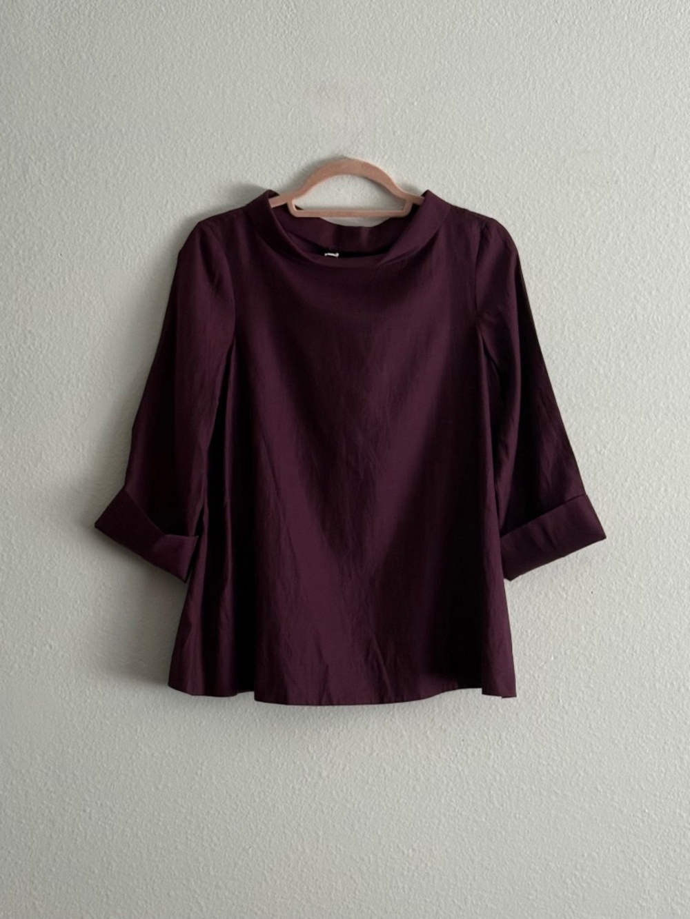 COS Mock Neck Blouse